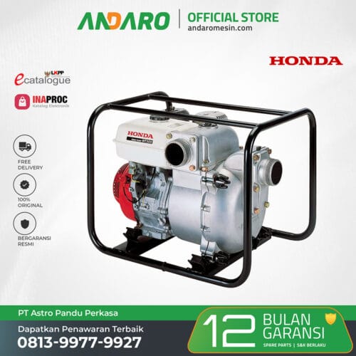 Pompa Lumpur Honda WT 30 XK3 | Trash Pump 3 Inch Bensin