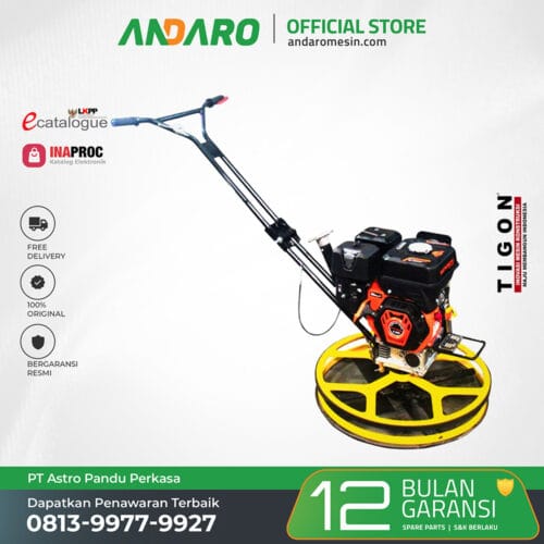 Power Trowel TG-CT60 | Mesin Perata dan Penghalus Lantai Beton