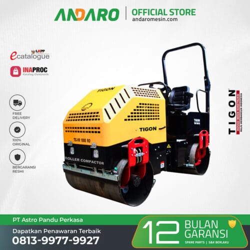 Roller Compactor TG-VR1800RO | Mesin Pemadat & Perata Jalan