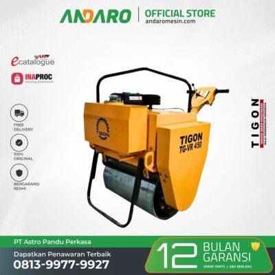 Roller Compactor TG-VR450 | Mesin Pemadat & Perata Jalan