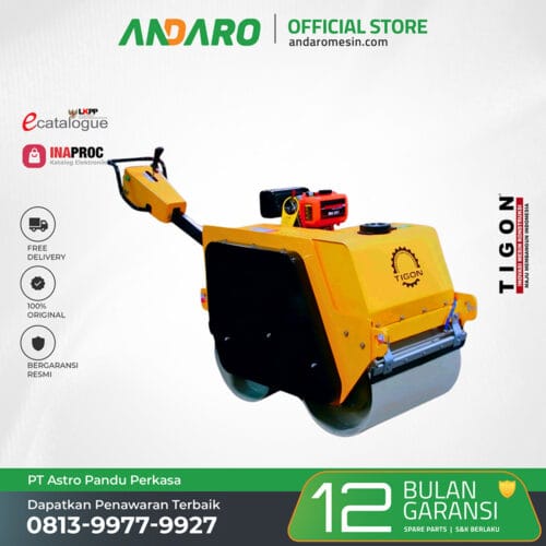 Roller Compactor TG-VR600C | Mesin Pemadat & Perata Jalan