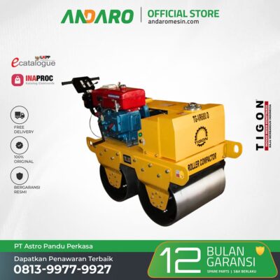 Roller Compactor TG-VR680D | Mesin Pemadat & Perata Jalan