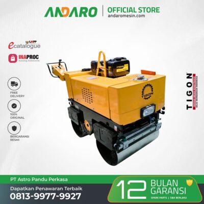 Roller Compactor TG-VR800HD | Mesin Pemadat & Perata Jalan