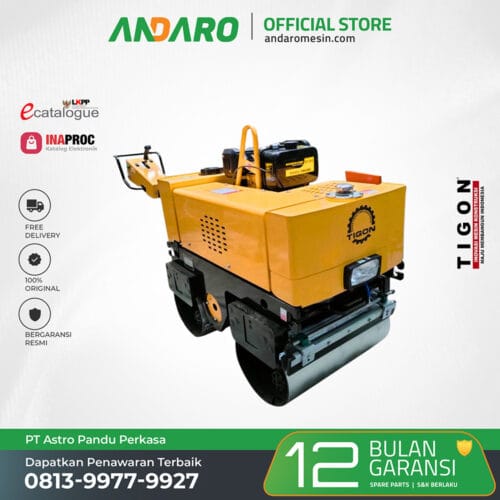 Roller Compactor TG-VR800HD | Mesin Pemadat & Perata Jalan