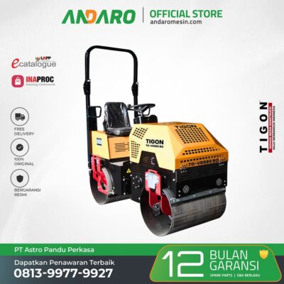 Roller Compactor TG-VR880RO | Mesin Pemadat & Perata Jalan