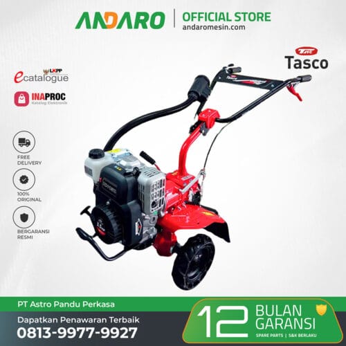TASCO Mesin Traktor Mini BK 40 | Tiller Cultivator Engine Honda
