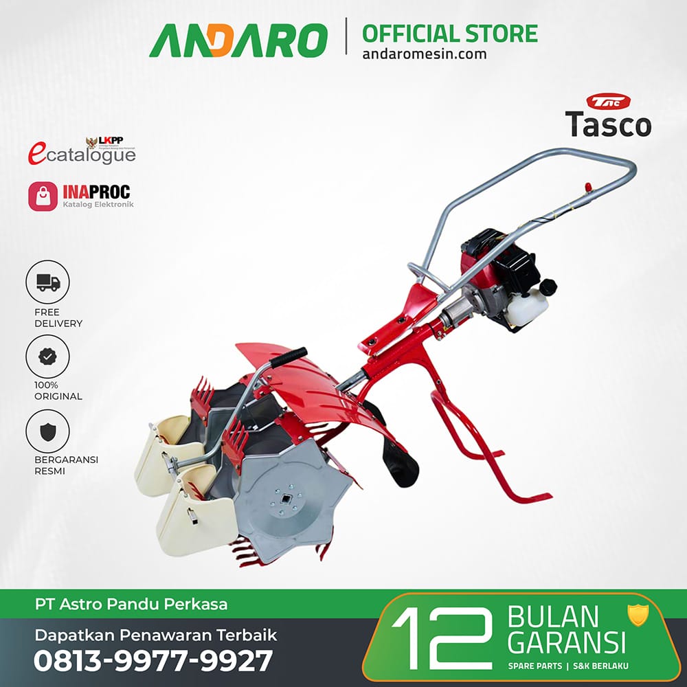TASCO Paddy Weeder Mesin Penyiang Gulma Padi WDR 430-2