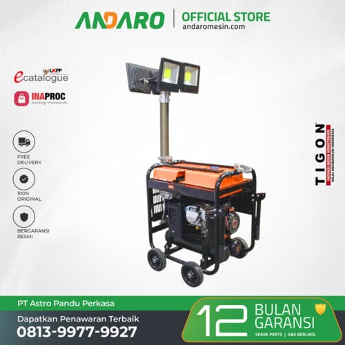 Tower Light 4in1 Generator Bensin TWG-6500E