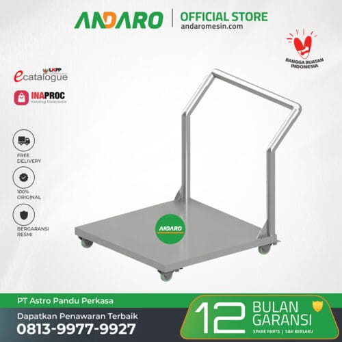 Troli Angkut Daging Stainless ANDARO
