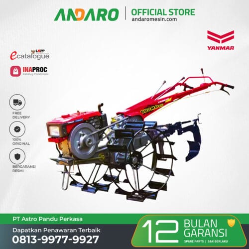 YANMAR Traktor Tangan BROMO DX | Hand Tractor Bajak Sawah