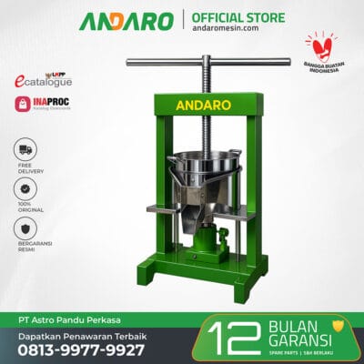 Alat Press Pengempa Lemak Kakao Manual