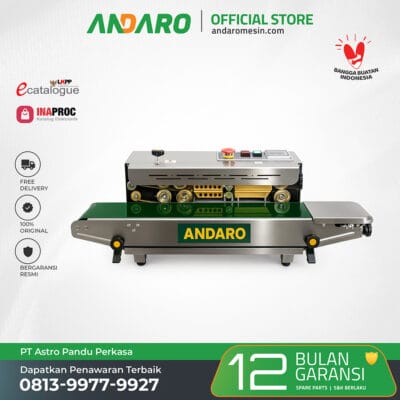 Continuous Band Sealer Horizontal FR-900H | Sealer Plastik Otomatis