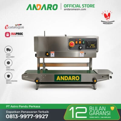 Continuous Band Sealer Vertical FR-900V | Sealer Plastik Otomatis