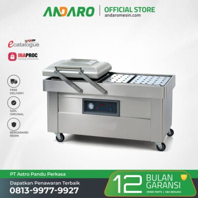 Double Chamber Vacuum Machine | Mesin Kemas Vakum 2 Ruang