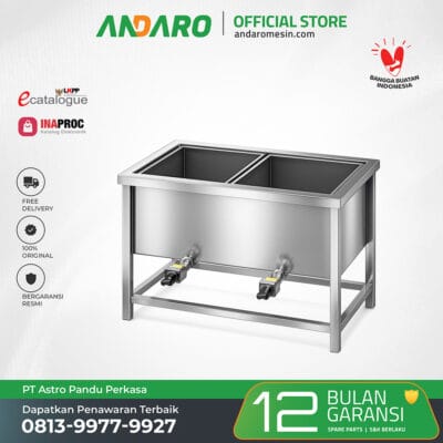 Kompor Gas Deep Fryer | Kompor dan Panci Goreng Stainless Program MBG