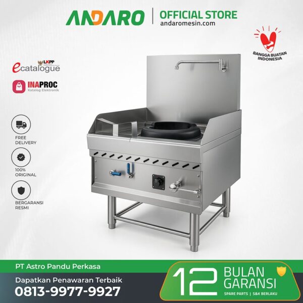 Kompor Gas Kwalirange 1-3 Burner | Kompor Restoran Untuk Program MBG