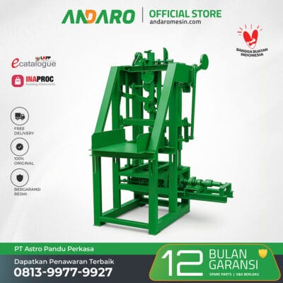 Mesin Batako Paving Block Sistem Getar Kaki 6