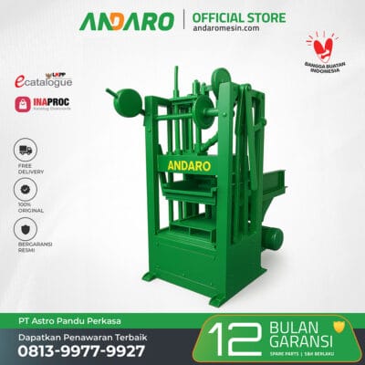 Mesin Batako dan Paving Block Sistem Getar