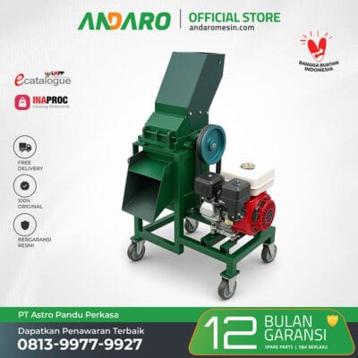 Mesin Cacah Plastik Bensin CPB-50K | Penggiling Botol & Kantong Plastik