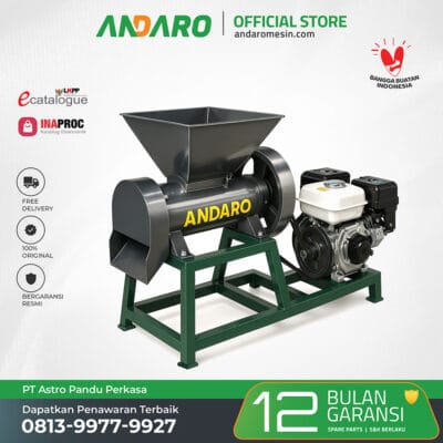 Mesin Cetak Pelet Ikan dan Unggas Andaro