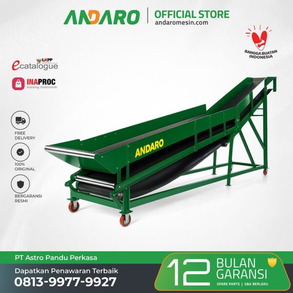 Mesin Conveyor Sampah ANDARO