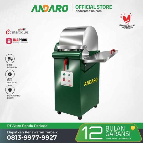 Mesin Dekortikator Pemisah Serat Alam