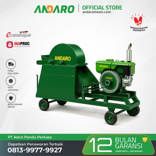 Mesin Dekortikator Pemisah Serat Alam Nanas