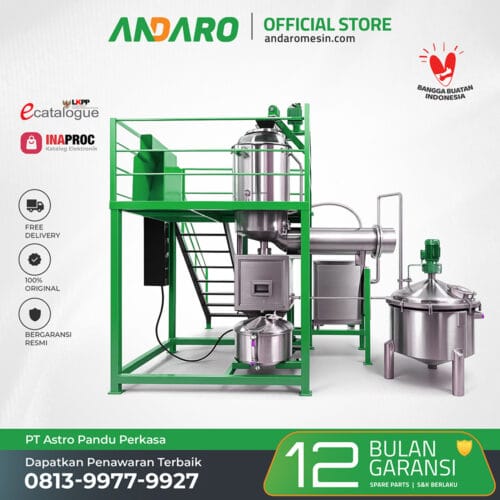 Mesin Ekstraksi Curcumin Kunyit