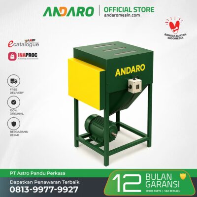 Mesin Fiber Shredder Pencacah Serat Alam Andaro