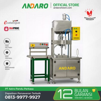 Mesin Filling Liquid Minyak Goreng Hingga 1 Liter