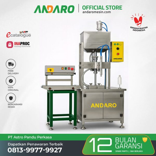 Mesin Filling Liquid Minyak Goreng Hingga 1 Liter