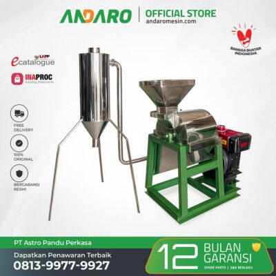 Mesin Hammer Mill Cyclon Stainless Steel