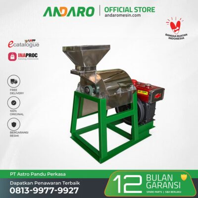 Mesin Hammer Mill Stainless Steel AHMS-200