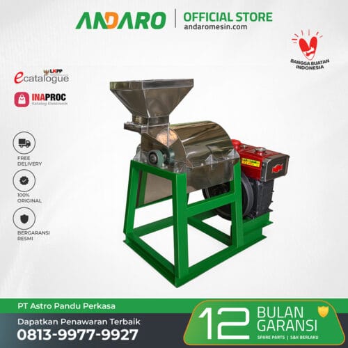 Mesin Hammer Mill Stainless Steel AHMS-200