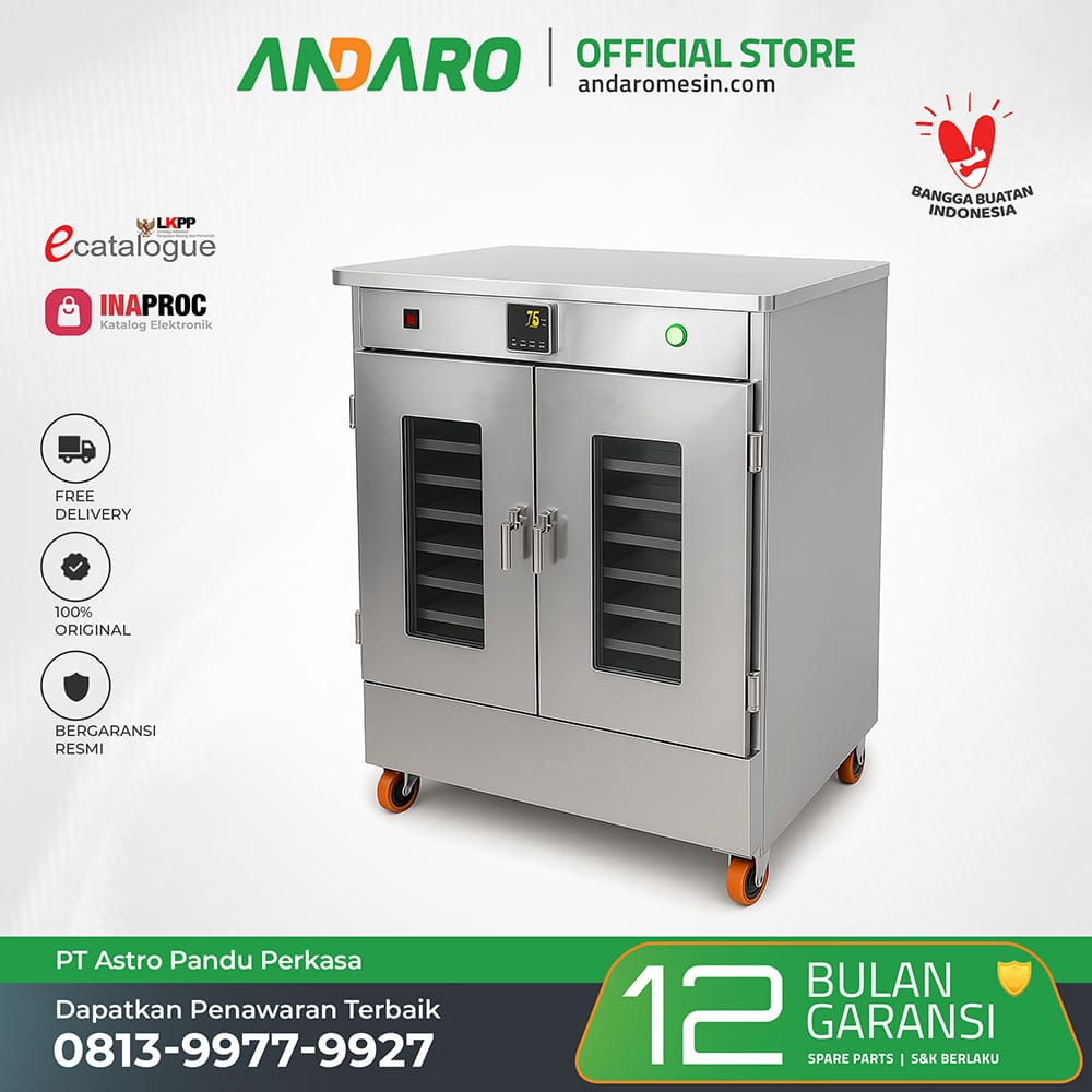 Mesin Oven Pengering Serbaguna Kapasitas 12 Rak