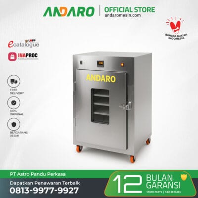 Mesin Oven Pengering Serbaguna Kapasitas 6 Rak