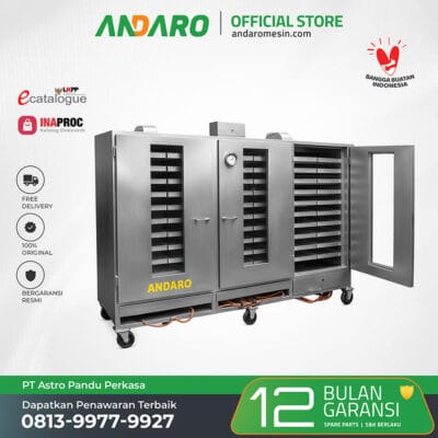 Mesin Oven Pengering Serbaguna | Kapasitas 60 Rak
