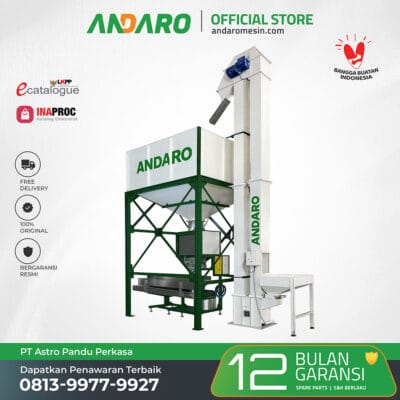 Mesin Packing Beras 5-25 kg | Pengemas Granular Karung & Sak Otomatis