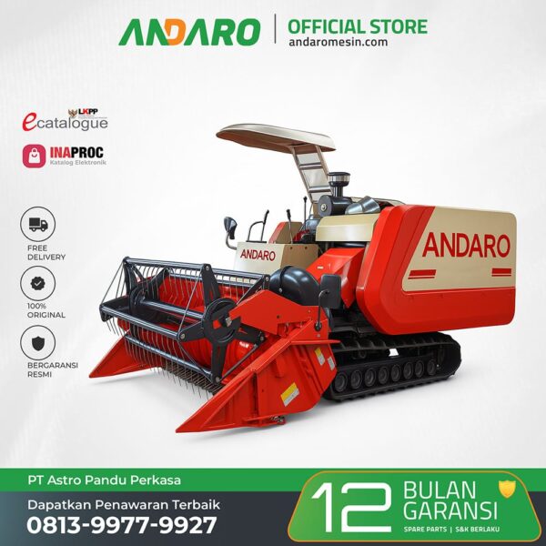 Mesin Panen Padi MPP-100HP | Combine Harvester 100 HP