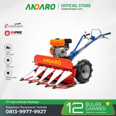 Mesin Panen Padi MPP-7HP | Paddy Reaper Traktor Tangan 7HP