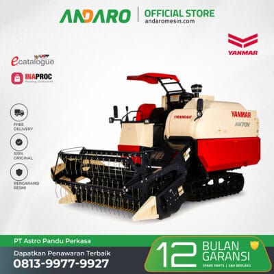 Mesin Panen Padi YANMAR AW70V