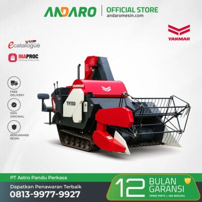 Mesin Panen Padi YANMAR YH150 | Combine Harvester 14.5 HP