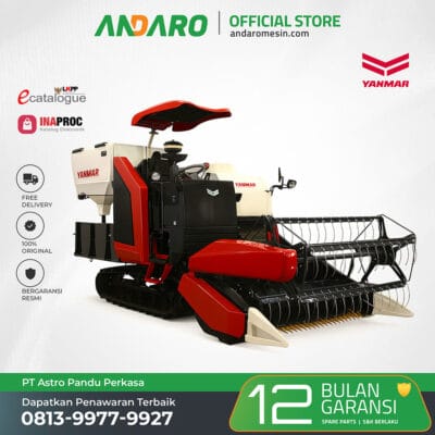 Mesin Panen Padi YANMAR YH700 | Combine Harvester 70 HP