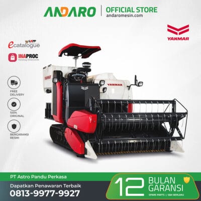 Mesin Panen Padi YANMAR YH850 | Combine Harvester 85 HP
