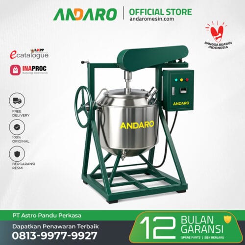 Mesin Pasteurisasi Susu ANDARO 300 Kg