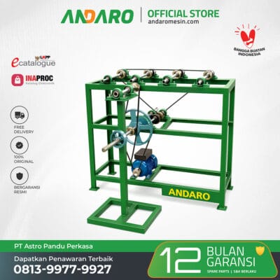 Mesin Pemintal Tali | Alat Pembuat Tali Sabut Kelapa & Serat Alam