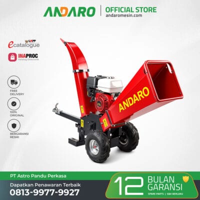 Mesin Pencacah Penghancur Kayu MWC-13HP | Wood Chipper 13 HP