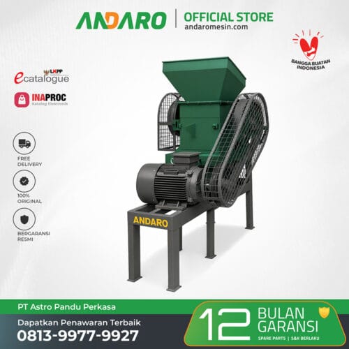 Mesin Pencacah Plastik RDF ANDARO