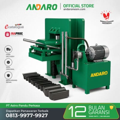 Mesin Pencetak Genteng Hidrolik Beton