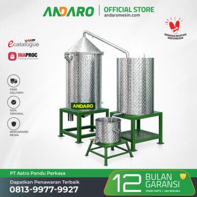 Mesin Penyulingan Minyak Lawang | Destilasi Minyak Atsiri Bunga Lawang